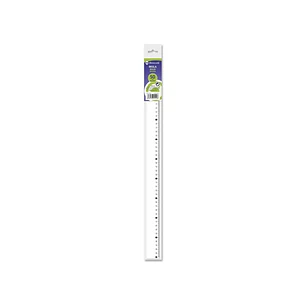 Bismark Regla Milimetrada 50cm - Fabricada en Plastico - Ideal para Colegio - Transparente