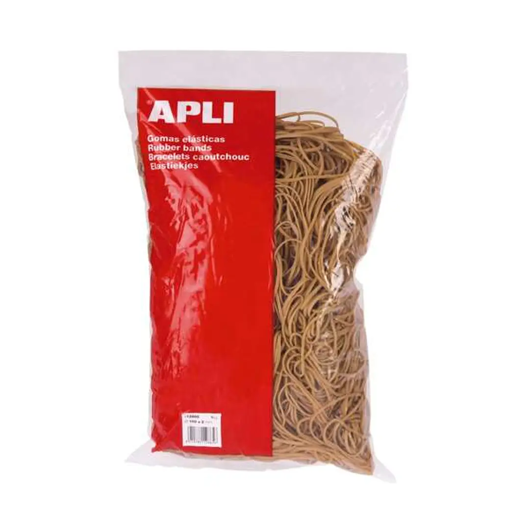 Apli Gomas Elasticas Ø 100 x 2 mm - Alta Calidad - Bolsa con 100g 1