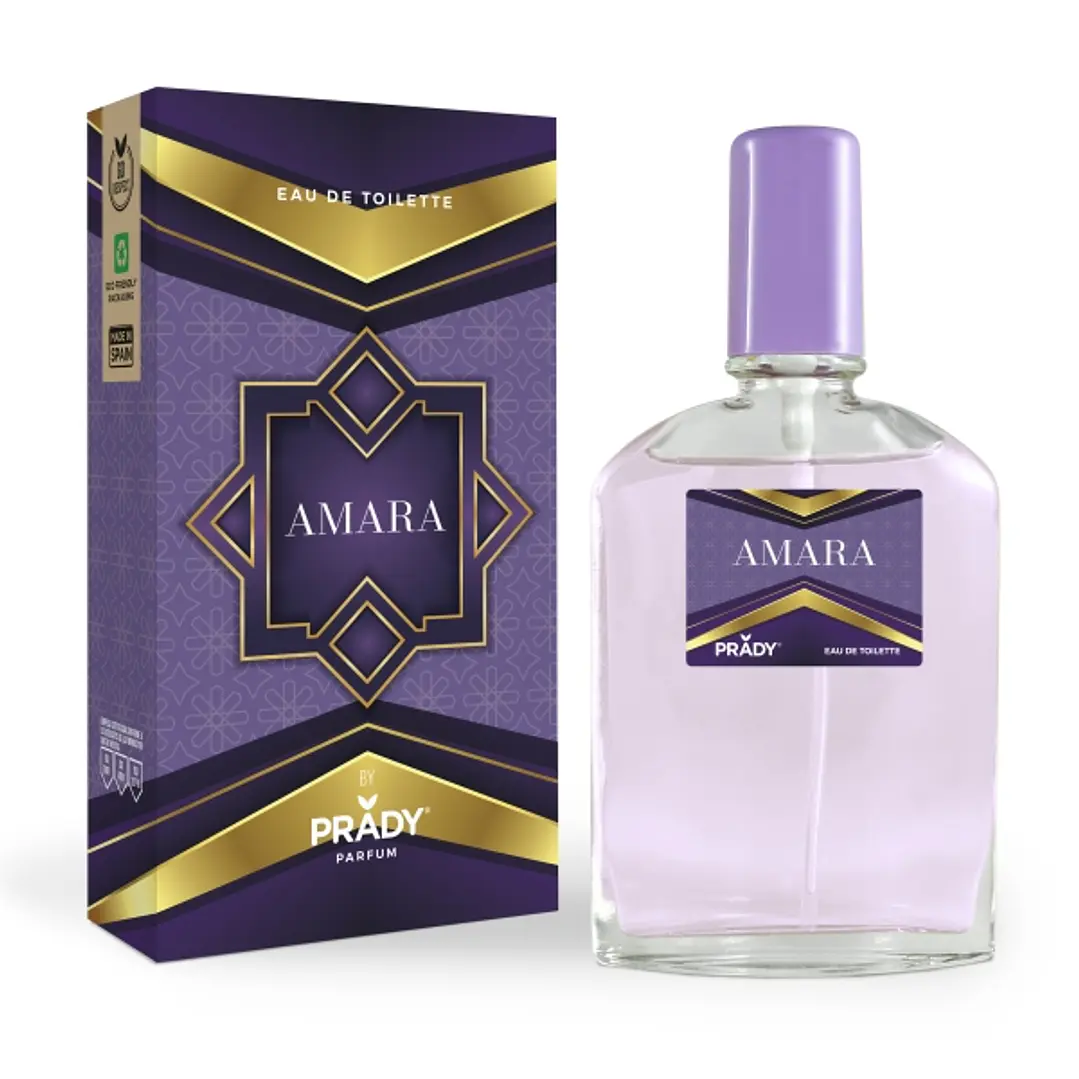 Prady Colonia Unisex Amara - Frasco de 90 ml - Spray Pulverizador 1