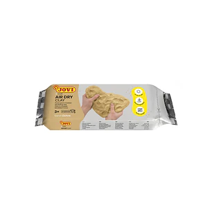 Jovi Air Dry Pasta para Modelar 250gr - Endurecible al Aire - Tacto Fresco - Facil de Moldear - Multi-Superficie - Secado en 24H - Acabado Fino - Colo