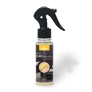 Prady Ambientador Coche Vainilla - Frasco de 100 ml - Spray Pulverizador