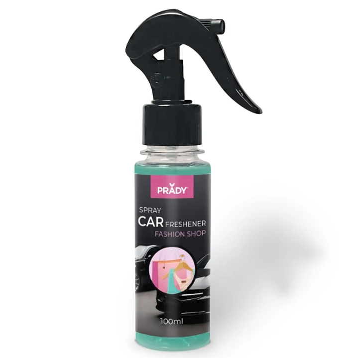 Prady Ambientador Coche Fashion Shop - Frasco de 100 ml - Spray Pulverizador 1