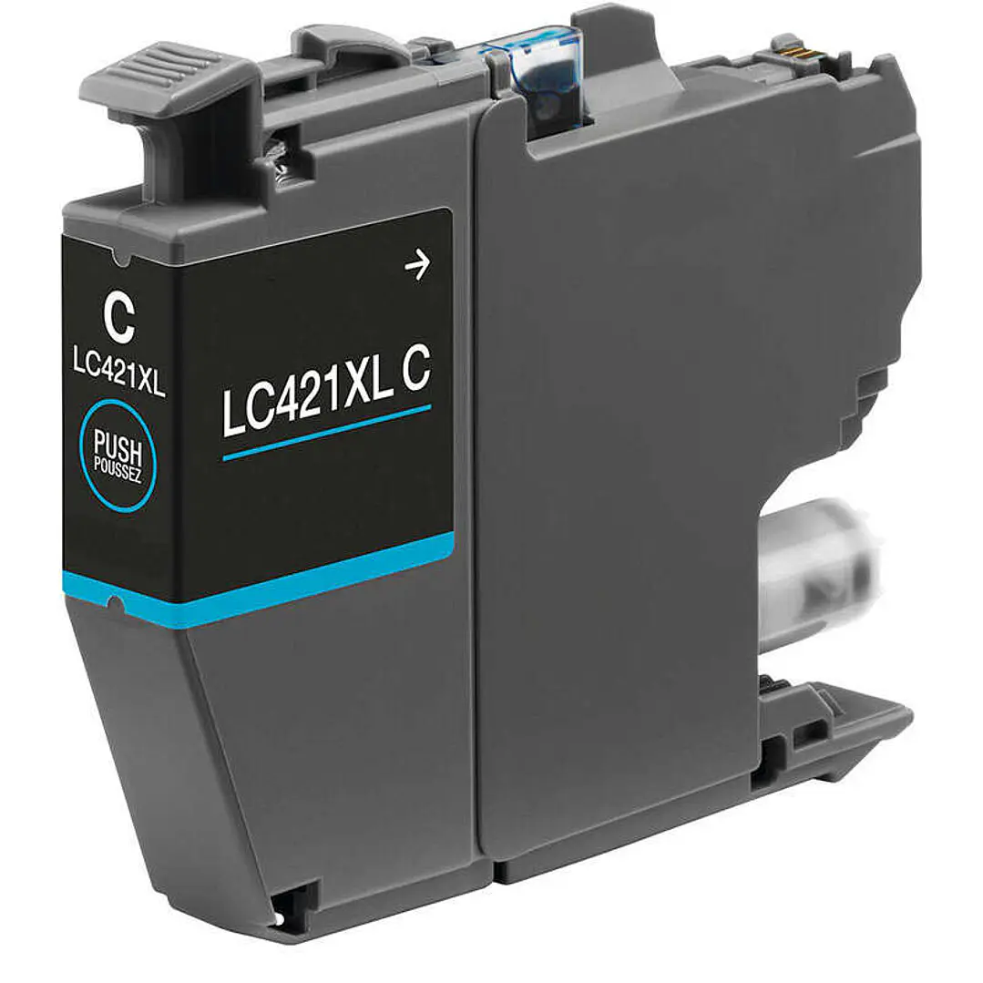Brother LC421XL Cyan Cartucho de Tinta Generico - Reemplaza LC421XLC 1