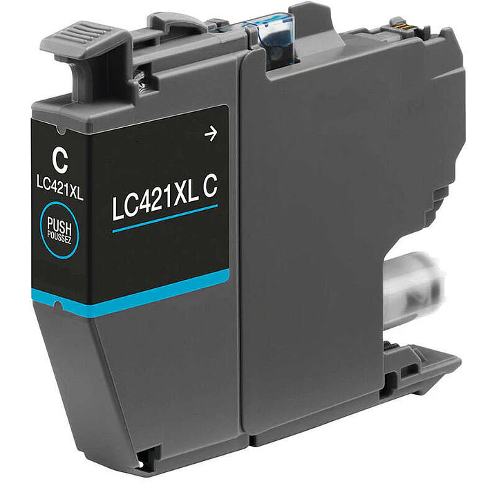 Brother LC421XL Cyan Cartucho de Tinta Generico - Reemplaza LC421XLC 1