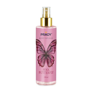 Prady Body Splash Pink Butterfly - Frasco de 250 ml - Spray Pulverizador