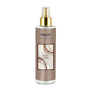 Prady Body Splash Milky Coco - Frasco de 250 ml - Spray Pulverizador