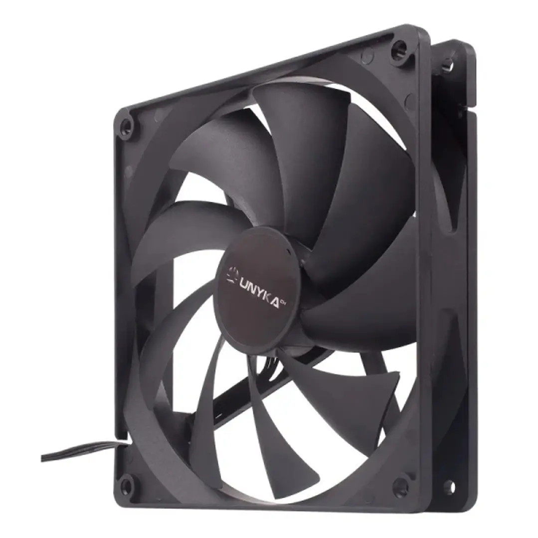 Unykach Ventilador 140mm - Velocidad Max. 1000rpm - Color Negro 1