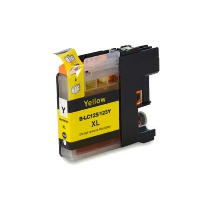 Brother LC125XL Amarillo Cartuchos de Tinta Generico - Reemplaza LC125XLY 1