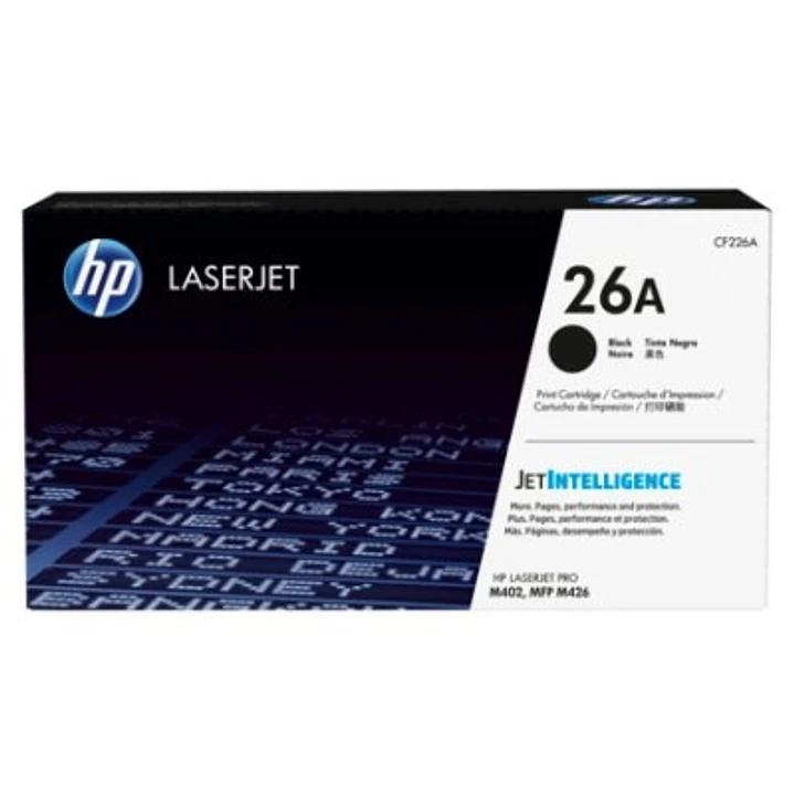 HP Tóner 26A Negro 1