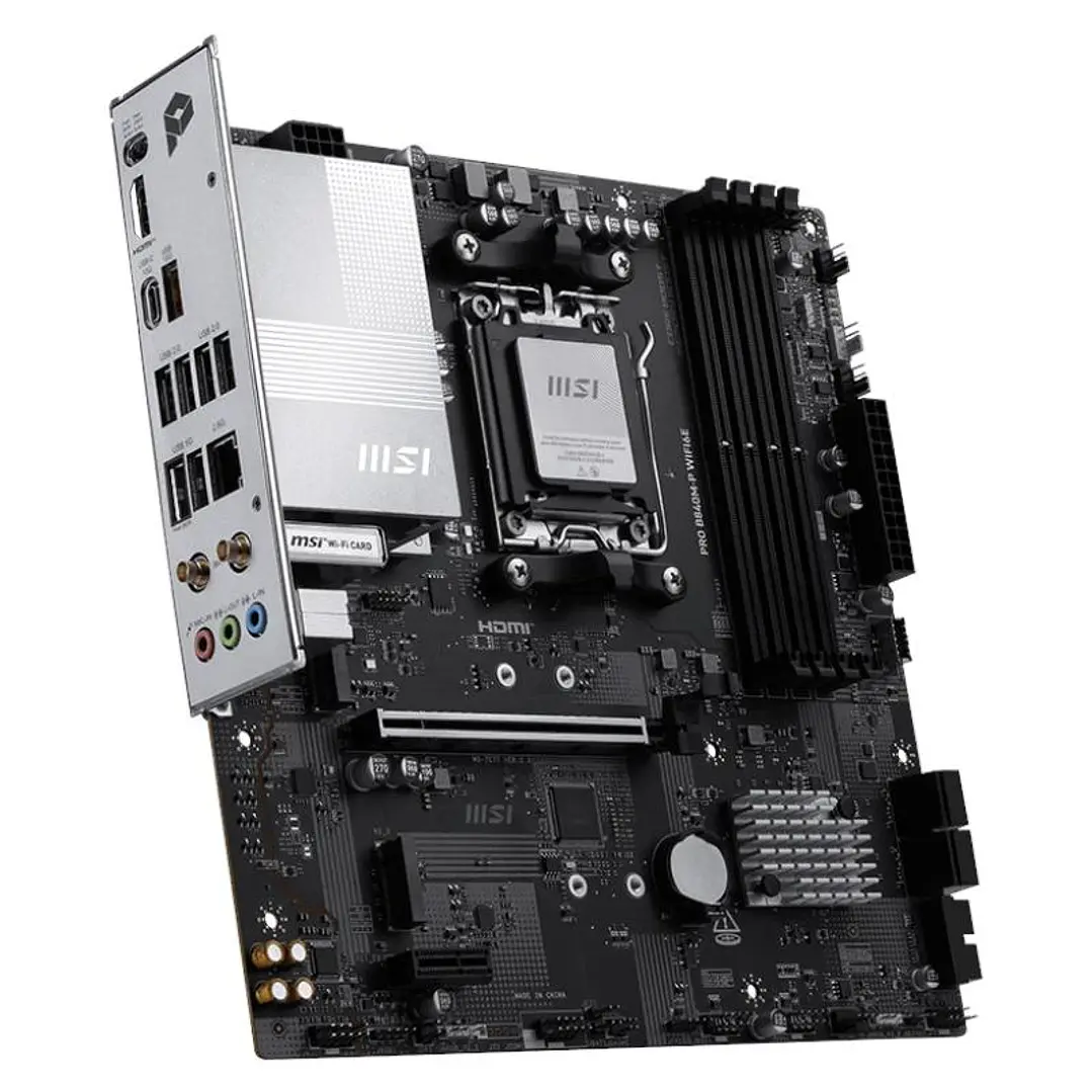 MSI Placa Base PRO B840M-P WIFI6E DDR5 mATX 3