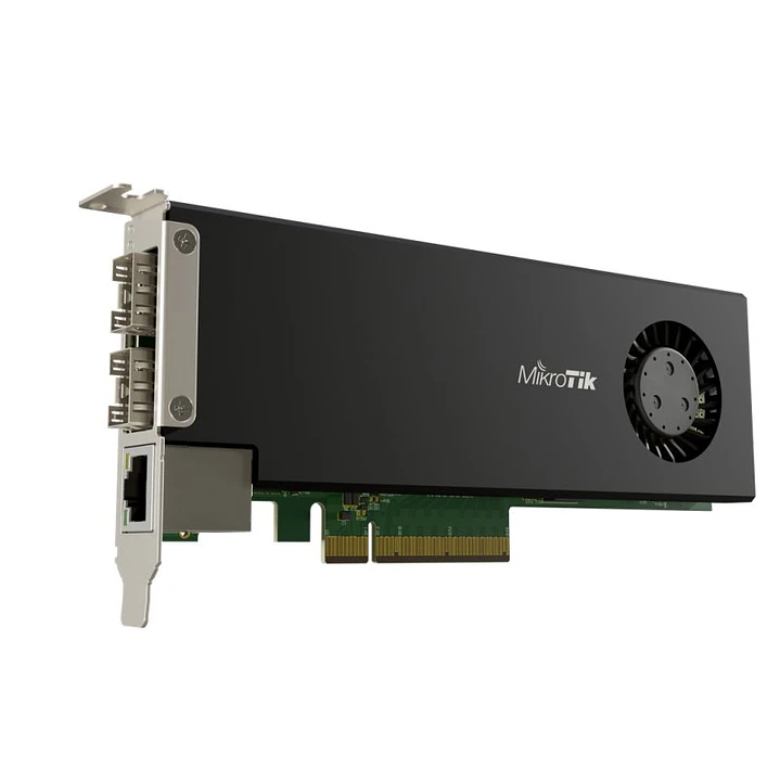 Mikrotik CCR2004-1G-2XS-PCIe Adap 2xSFP28 1xGbE LP 1