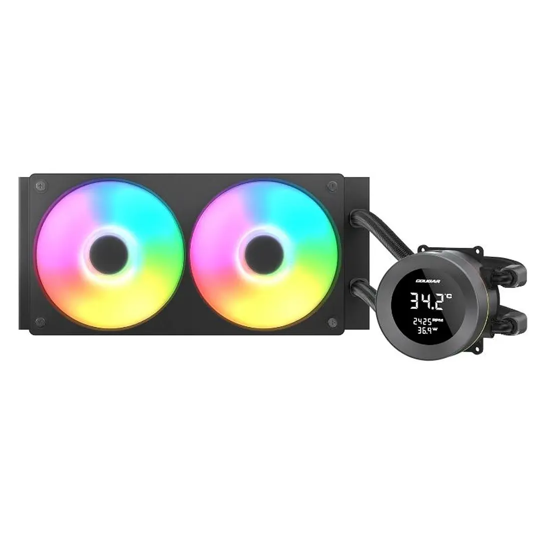 Cougar Ref. Liquid.Poseidon Vistek ARGB 240 Black 1