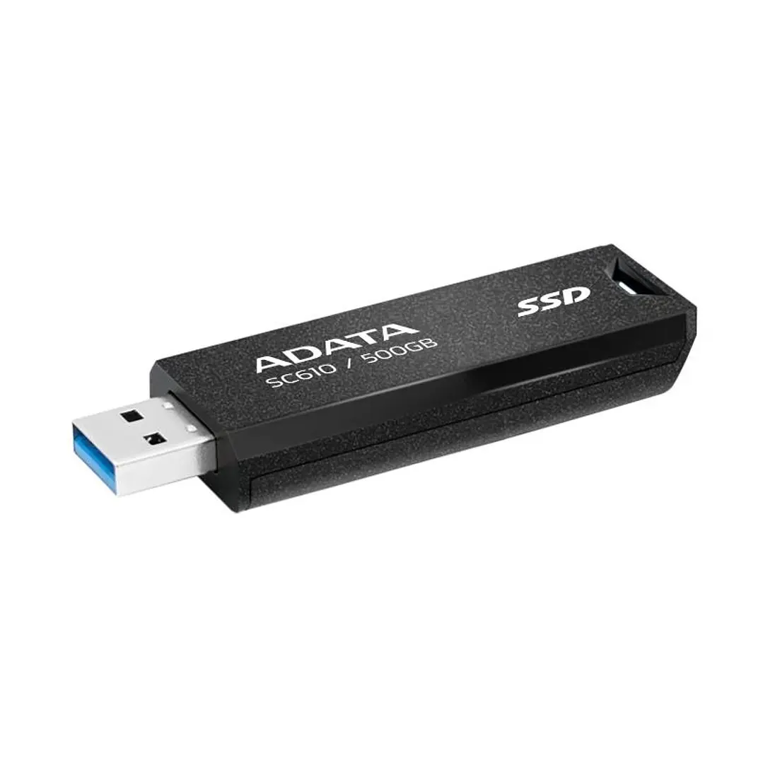 ADATA SC610 SSD Externo 500GB USB 3.2 Gen2 Negro 1