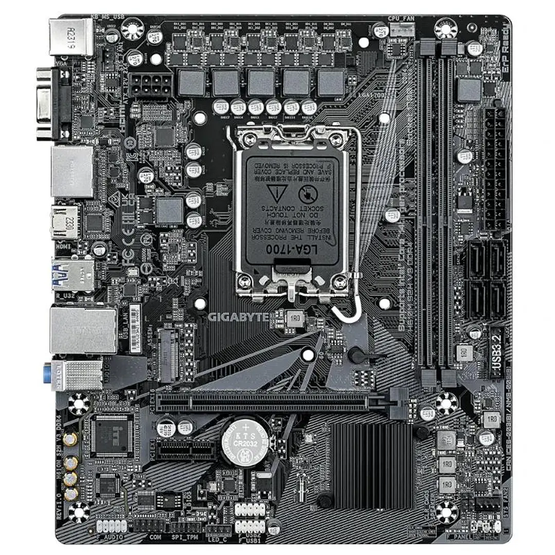 Gigabyte Placa Base H610M S2H V3 DDR4  mATX 1700 2