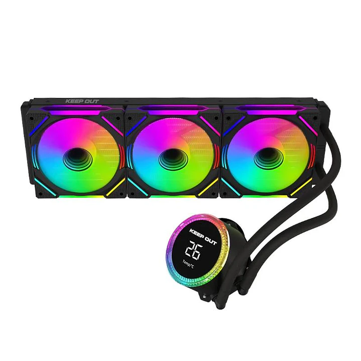 Keep out Refrig. Liquida XWC-360 PRO Display Black 2