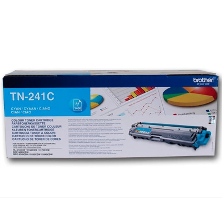 Brother Tóner TN241C Cyan 1