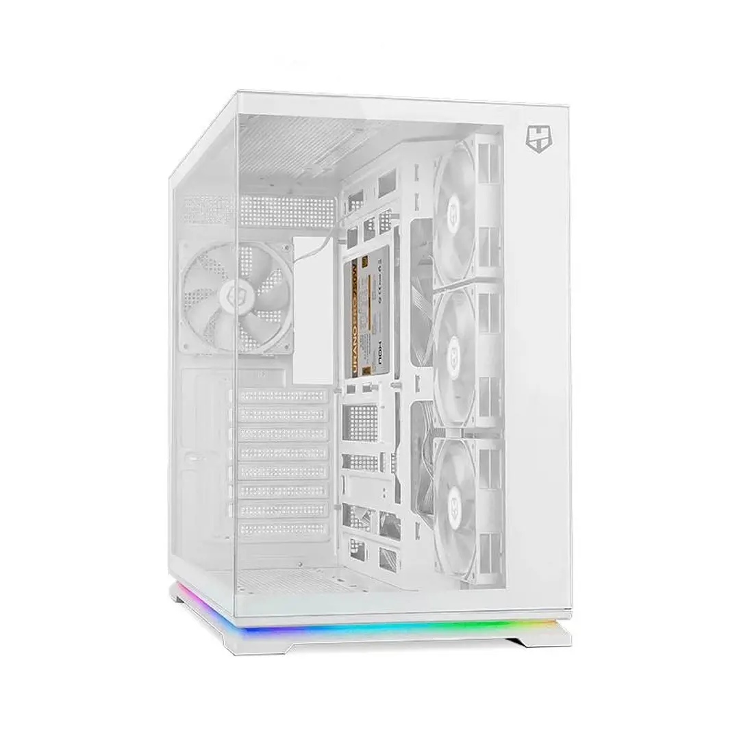 NOX Semitorre ATX HUMMER GALAXY ARGB Blanca 1