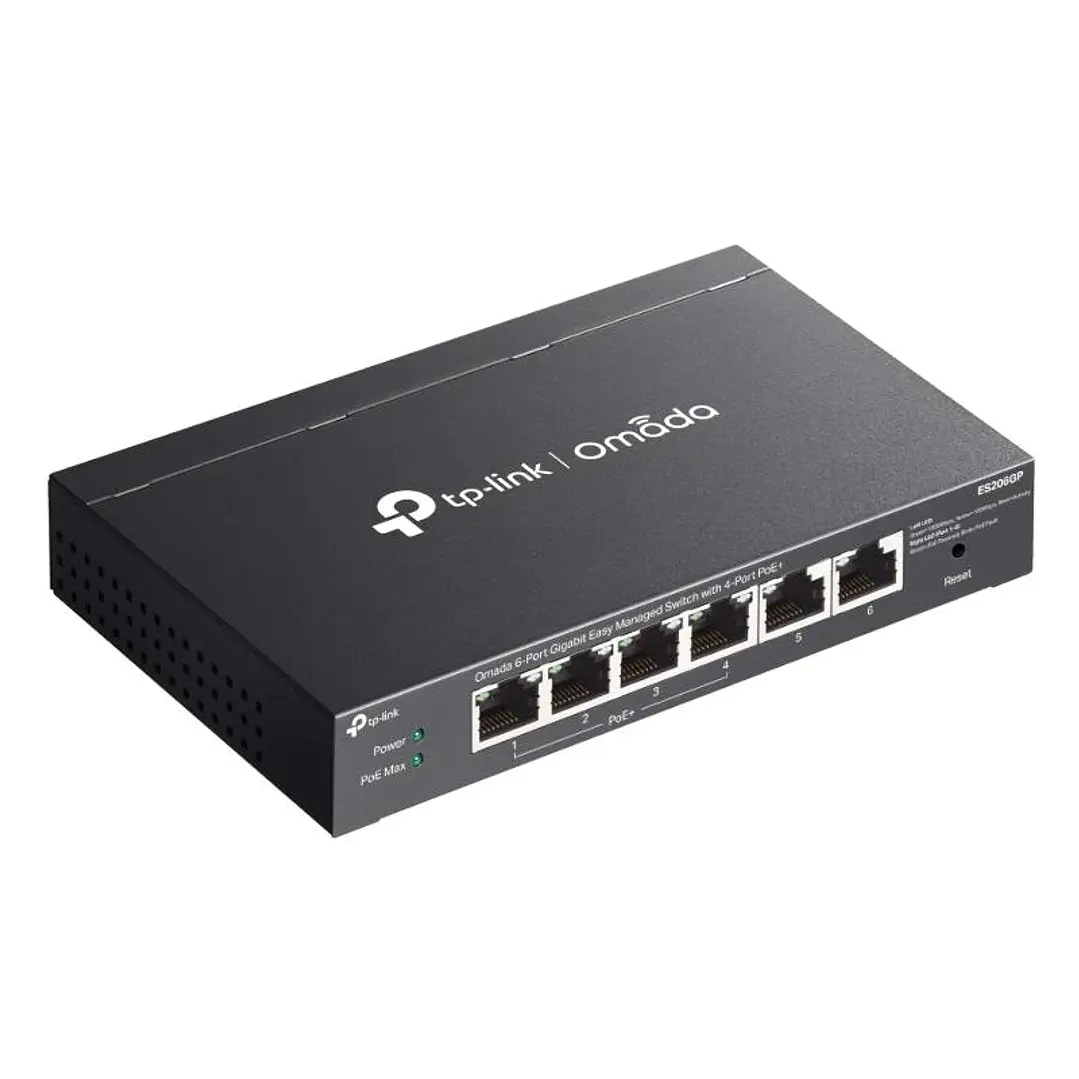 TP-Link ES206GP Switch 4xGb PoE+ 2xGb 65W Desktop 4