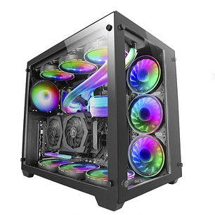 MARS GAMING Torre E-ATX MCV3 Premium XXL Black