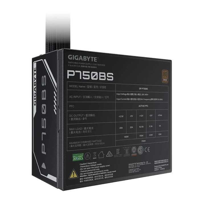 Gigabyte Fuente Alimentación GP-P750BS 4