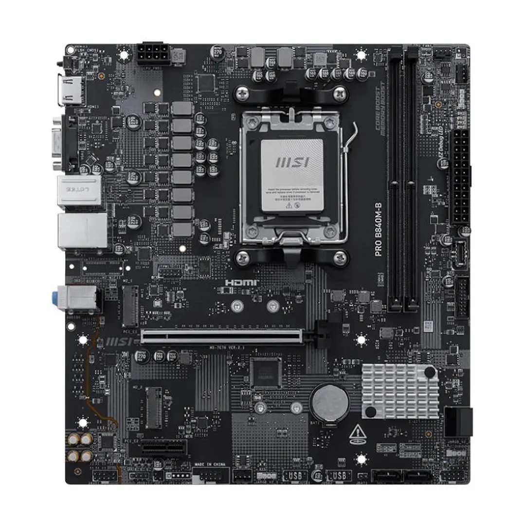 MSI Placa Base PRO B840M-B DDR5 mATX 2