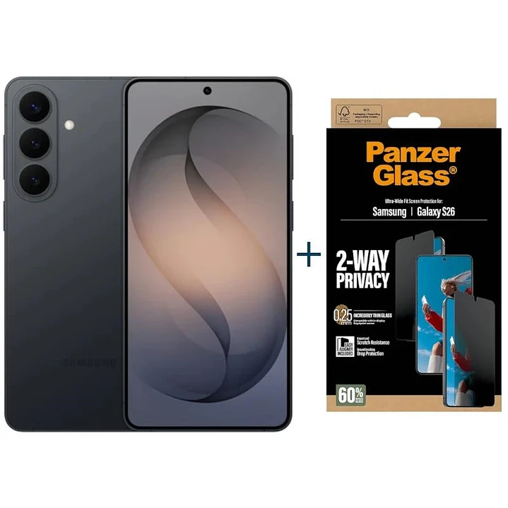 Samsung Galaxy S26 5G 256Gb Black+Prot Priv Panzer 1