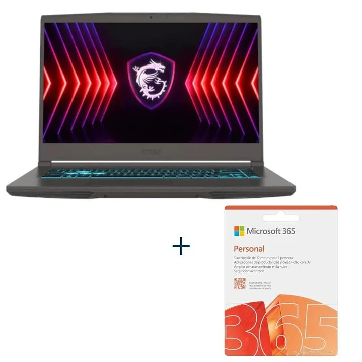 MSI Thin15-219ES AMD R7-7735HS W11H+ O365 Personal 1