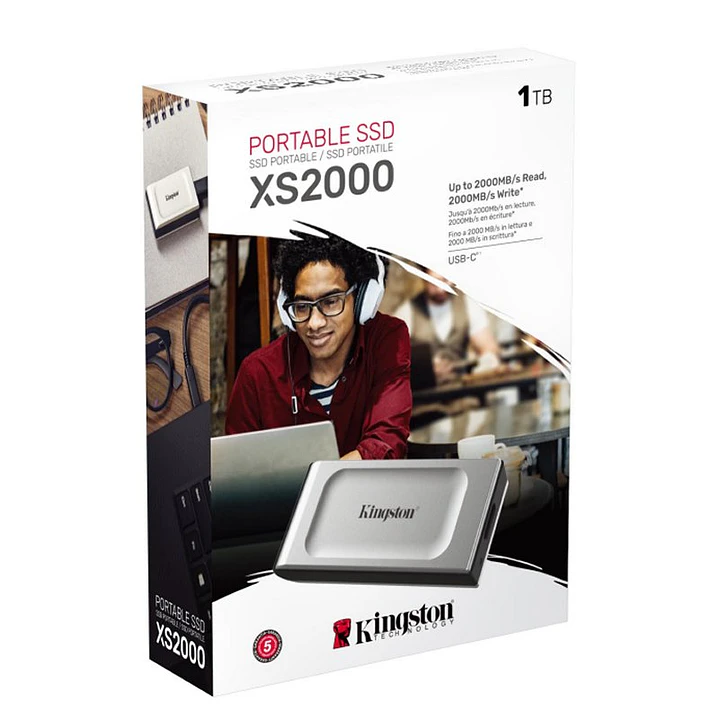 Kingston XS2000 Portable SSD 1Tb USB 3.2 tipo-C 2