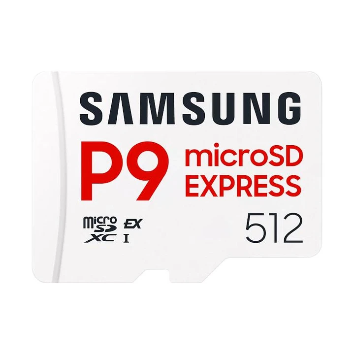 Samsung MicroSDHC P9 Express 512GB V30, A1 800MBs 1