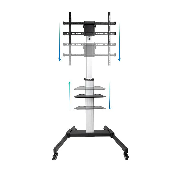 Tooq FS1886M-B Soporte suelo ruedas Hera 37