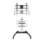 Tooq FS1886M-B Soporte suelo ruedas Hera 37