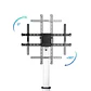 Tooq FS1886M-B Soporte suelo ruedas Hera 37
