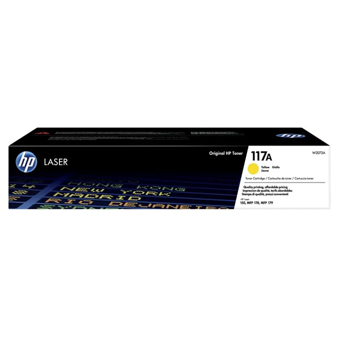 HP Tóner 117A Amarillo 1