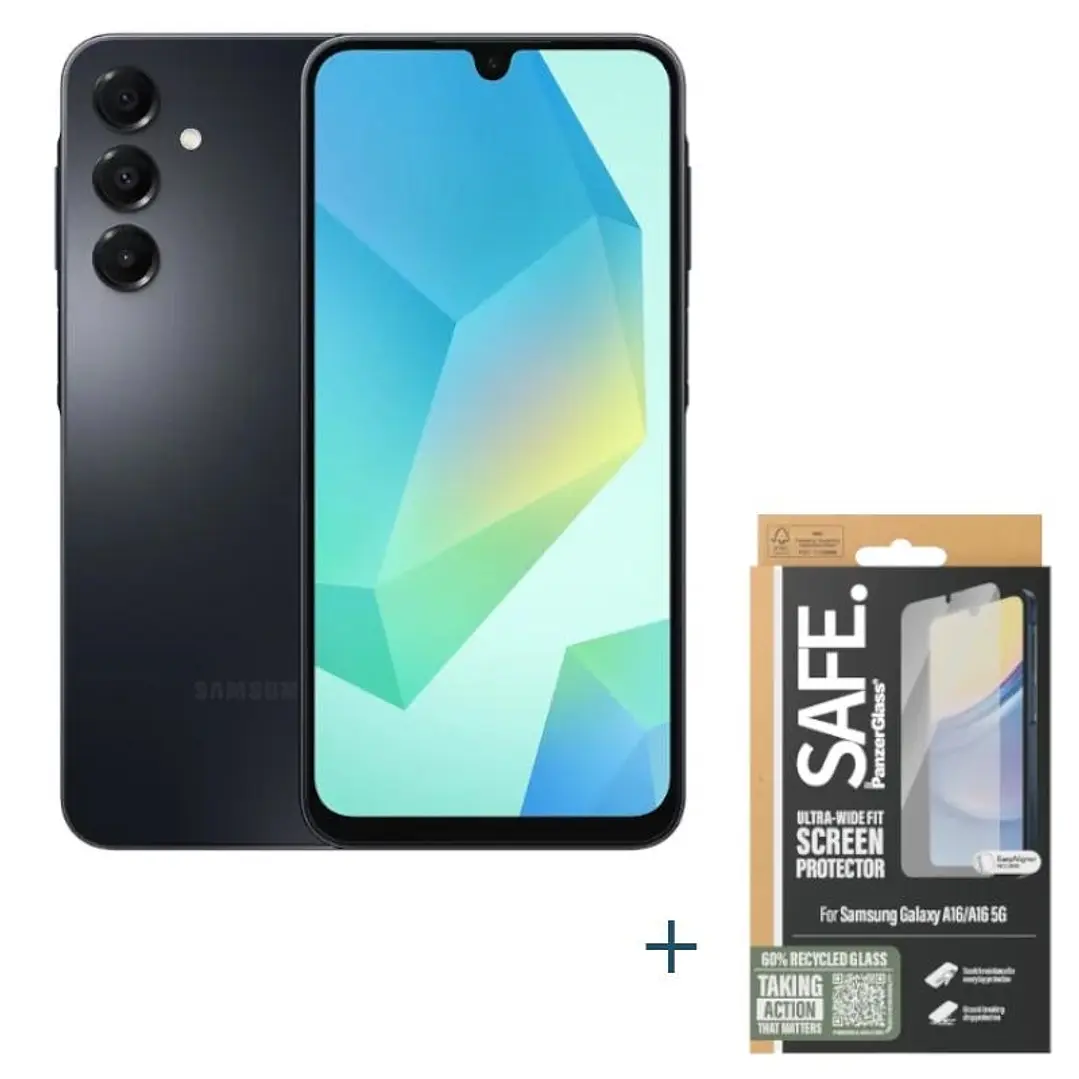Samsung Galaxy A16 128GB 4GB Negro+ protector SAFE 1