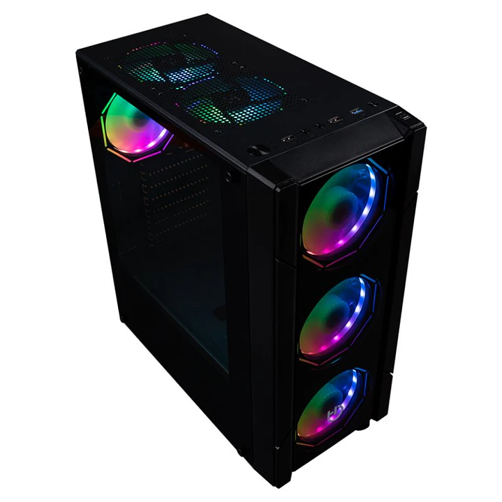 Hiditec Semitorre V30 PRO ARGB Cristal Templado 3