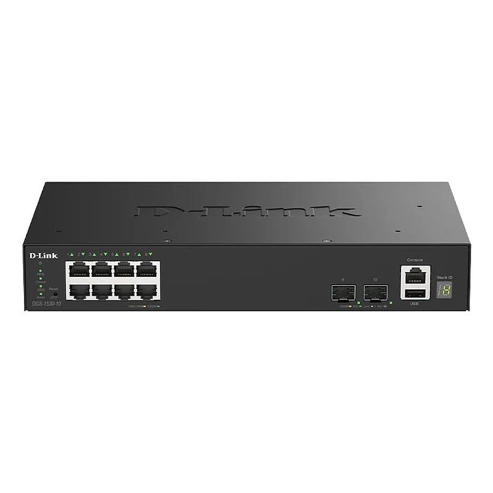 D-Link DGS-1530-10/E Switch 8xGb 2x10G SFP+ 1