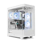 NOX Semitorre HUMMER ETHER  Cristal Curvo Blanco - Thumbnail 1