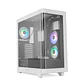 NOX Semitorre HUMMER ETHER Cristal Curvo Negro&Bla - vignette 1