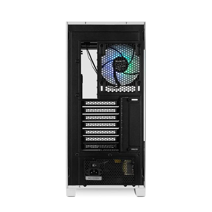 NOX Semitorre HUMMER ETHER Cristal Curvo Negro&Bla 3
