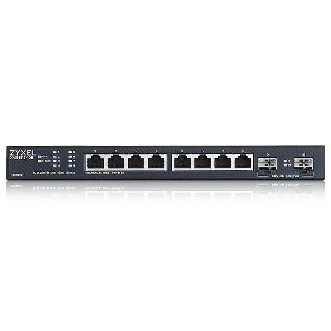 Zyxel XMG1915-10E Smart Switch 8x2.5GbE 2xSFP+ 3