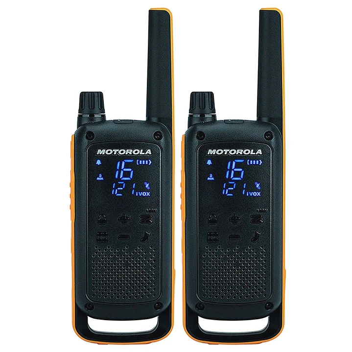 MOTOROLA T82 Walkie Talkie 10Km 16CH Pack Duo 1