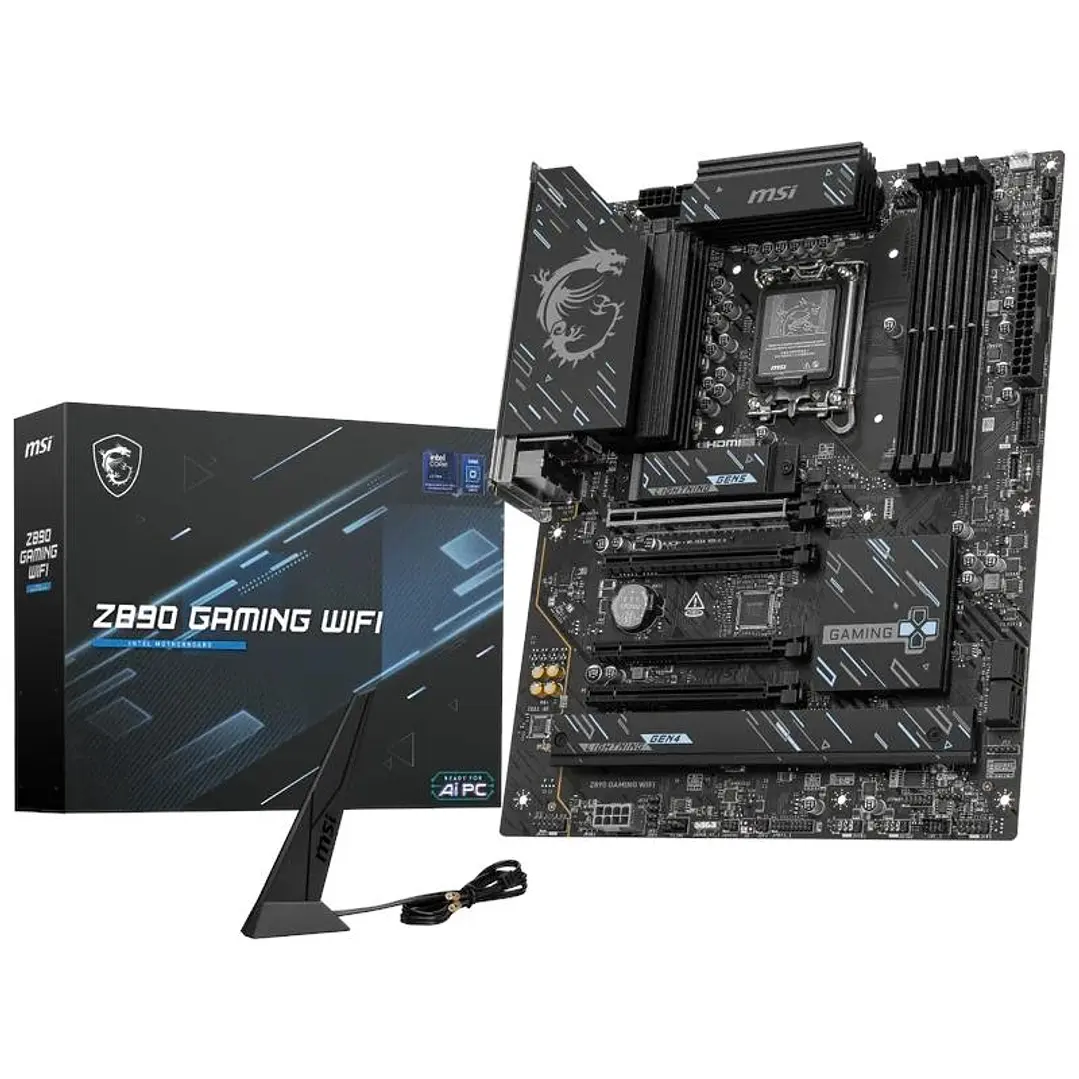 MSI Placa Base Z890 GAMING WIFI DDR5 ATX LGA1851 1