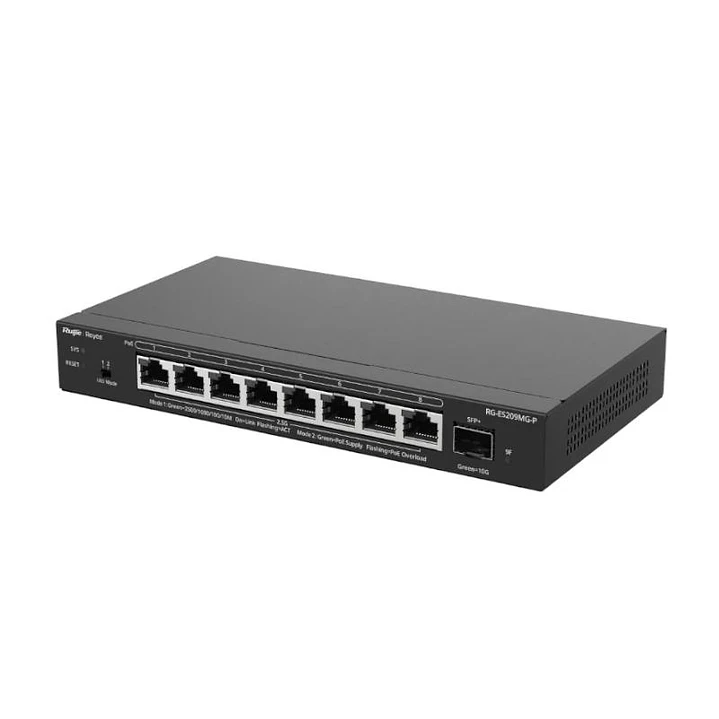 Reyee ES209MG-P Switch 5xmGB PoE 1xSFP+ 130W 1