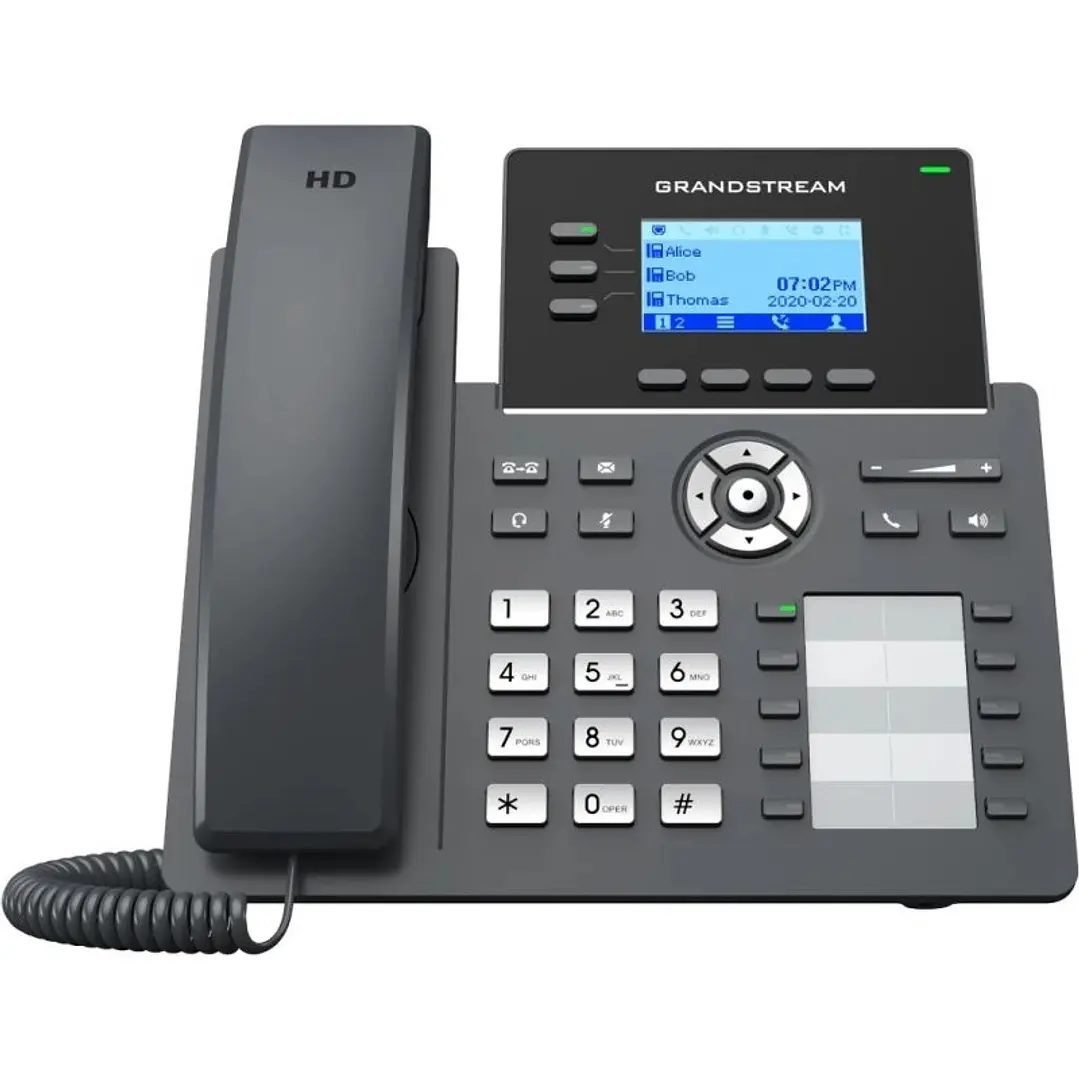GrandStream IP Phone GRP2604P PoE 3 lineas AudioHD 1