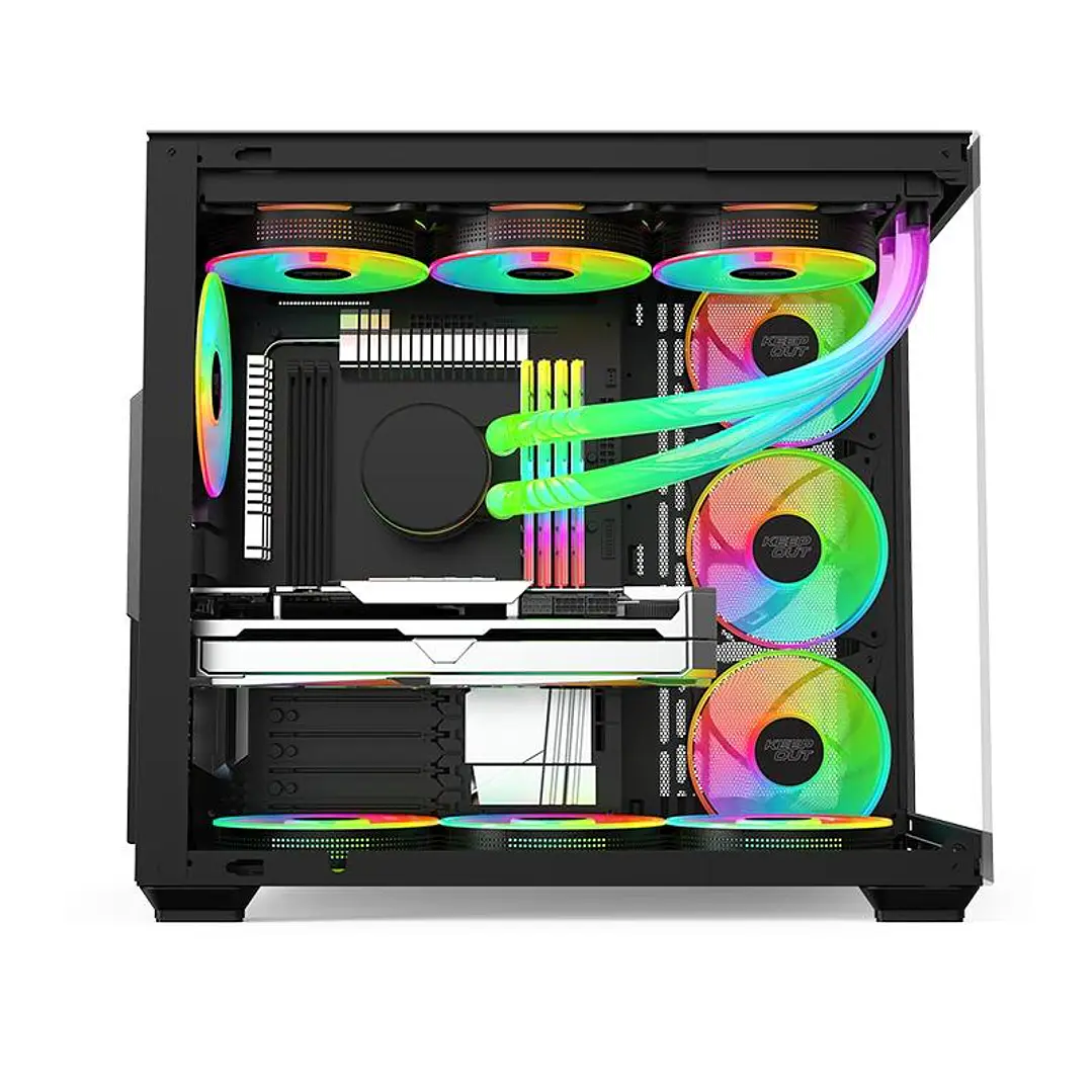 Keep Out Caja M-Atx XC-800 PRO ARGB Usb 3.0 Black 3