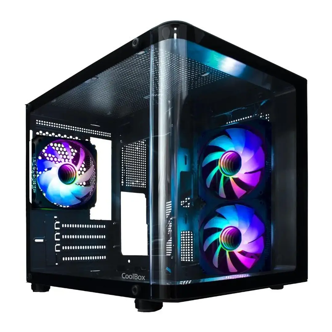 COOLBOX CHASIS MATX GM100 CRISTAL 3XVENT.ARGB 1