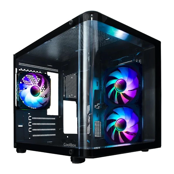 COOLBOX CHASIS MATX GM100 CRISTAL 3XVENT.ARGB 1