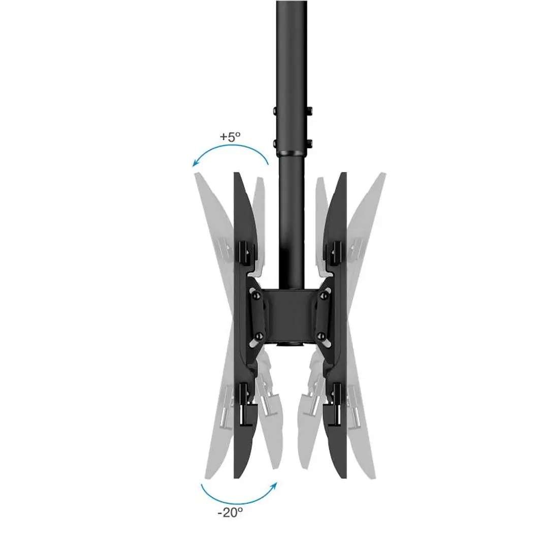 Tooq LPCE2286TSLI-B Soporte techo 2 TV 43