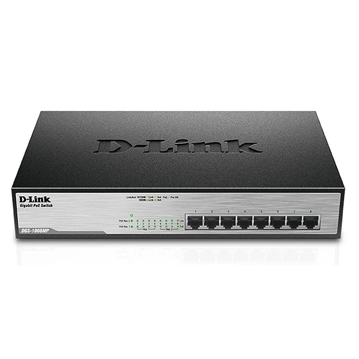 D-Link DGS-1008MP Switch 8xGB PoE 1