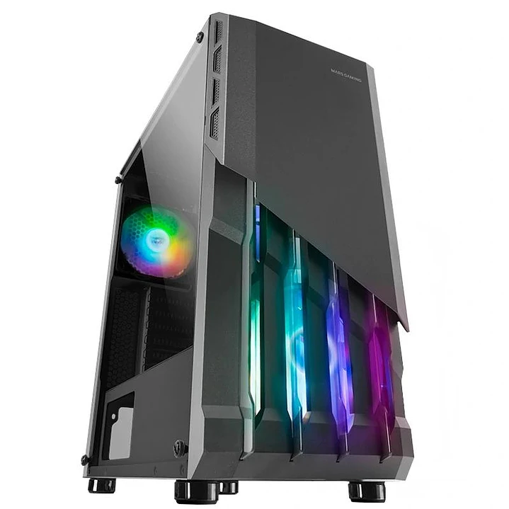 MARS GAMING Caja MC-X2 Atx Metal Front Black 1